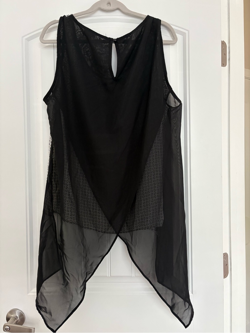Torrid - Geometric Sheer Waterfall Top - Picture 2 of 4